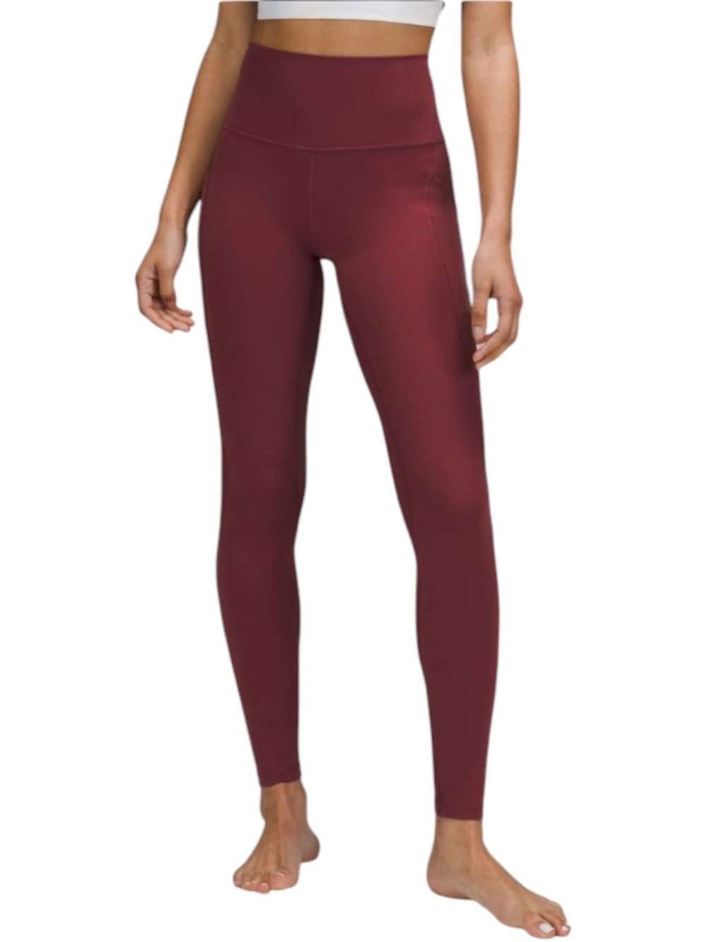 Lululemon Align High-Rise Pant with Pockets 28" Mulled Wine Womens Size 6